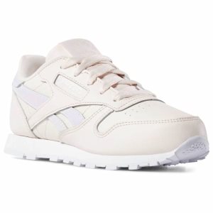 Adidasy Dziecięce Reebok Classic Leather Różowe/Białe PL 49FCSEY